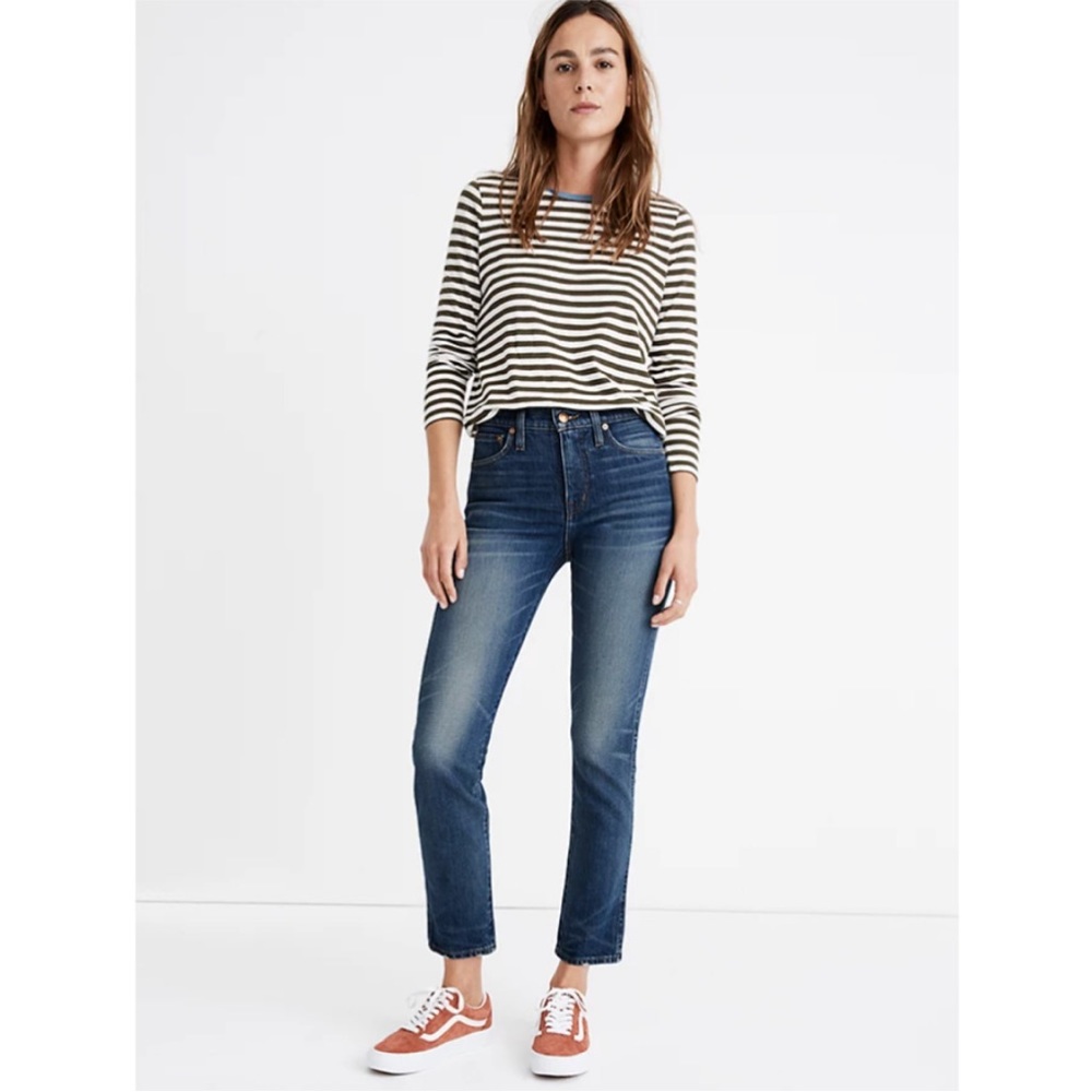 Classic Blue Straight Leg Jeans